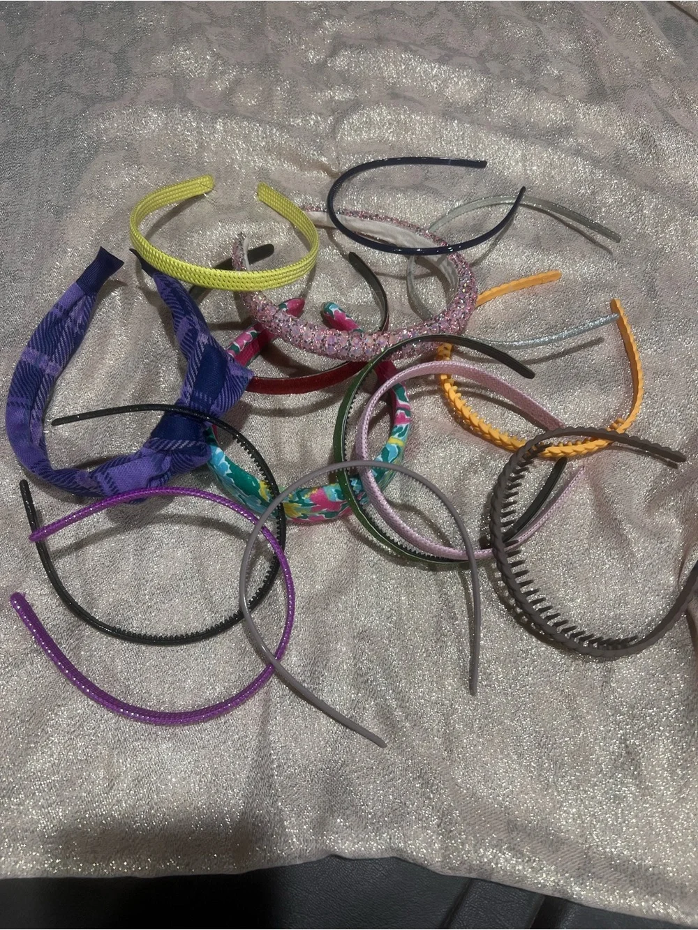 Lot Assorted Women's MulticolorHeadbands Bow Rhinestone Glitter